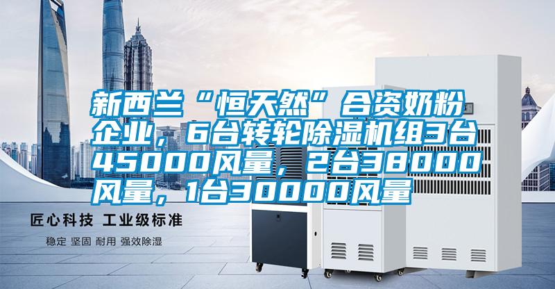 新西蘭“恒天然”合資奶粉企業(yè),6臺(tái)轉(zhuǎn)輪除濕機(jī)組3臺(tái)45000風(fēng)量,2臺(tái)38000風(fēng)量,1臺(tái)30000風(fēng)量