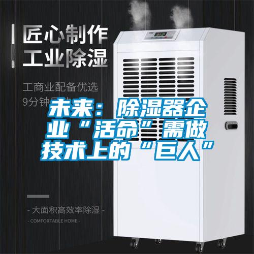 未來:除濕器企業“活命”需做技術上的“巨人”