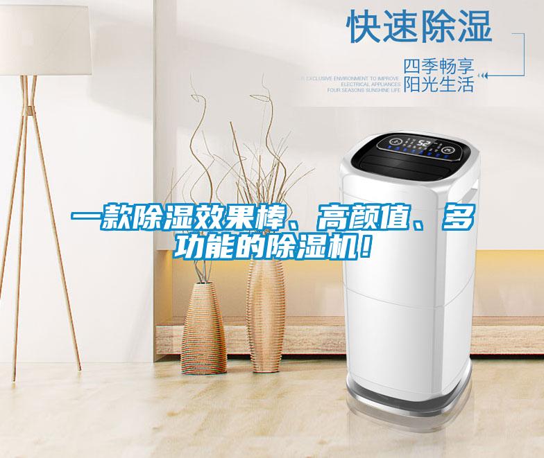 一款除濕效果棒、高顏值、多功能的除濕機！