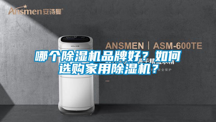 哪個除濕機品牌好?如何選購家用除濕機?