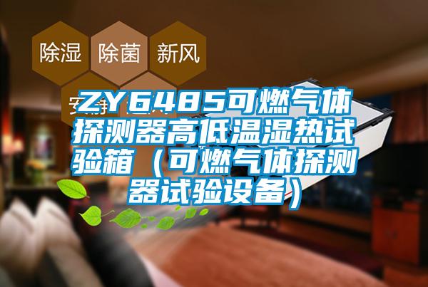 ZY6485可燃?xì)怏w探測器高低溫濕熱試驗(yàn)箱(可燃?xì)怏w探測器試驗(yàn)設(shè)備)