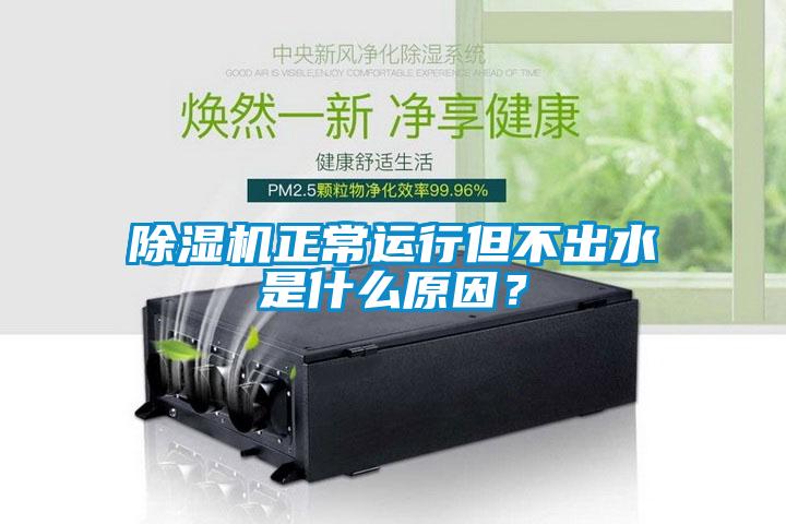 除濕機正常運行但不出水是什么原因？