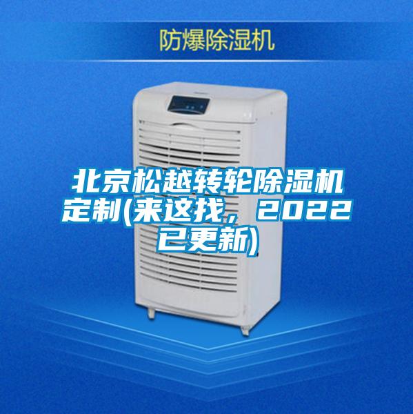 北京松越轉(zhuǎn)輪除濕機(jī)定制(來(lái)這找,2022已更新)