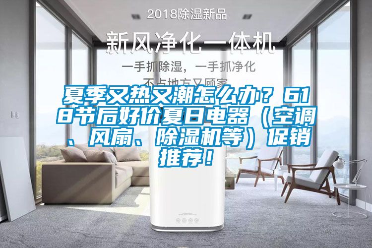 夏季又熱又潮怎么辦？618節后好價夏日電器（空調、風扇、除濕機等）促銷推薦！