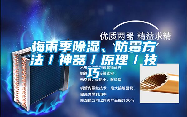 梅雨季除濕、防霉方法/神器/原理/技巧