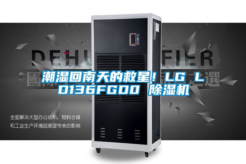 潮濕回南天的救星！LG LD136FGD0 除濕機