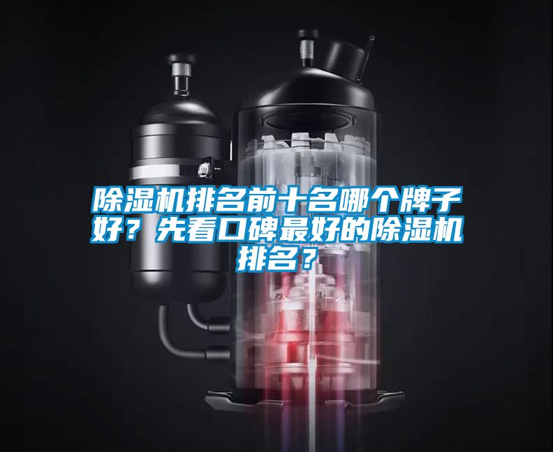 除濕機排名前十名哪個牌子好？先看口碑最好的除濕機排名？