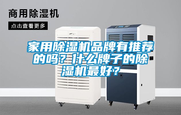 家用除濕機品牌有推薦的嗎?什么牌子的除濕機最好?